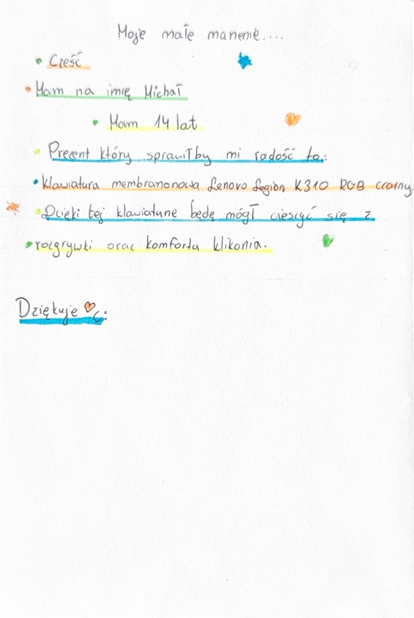 Zdjęcie listu
